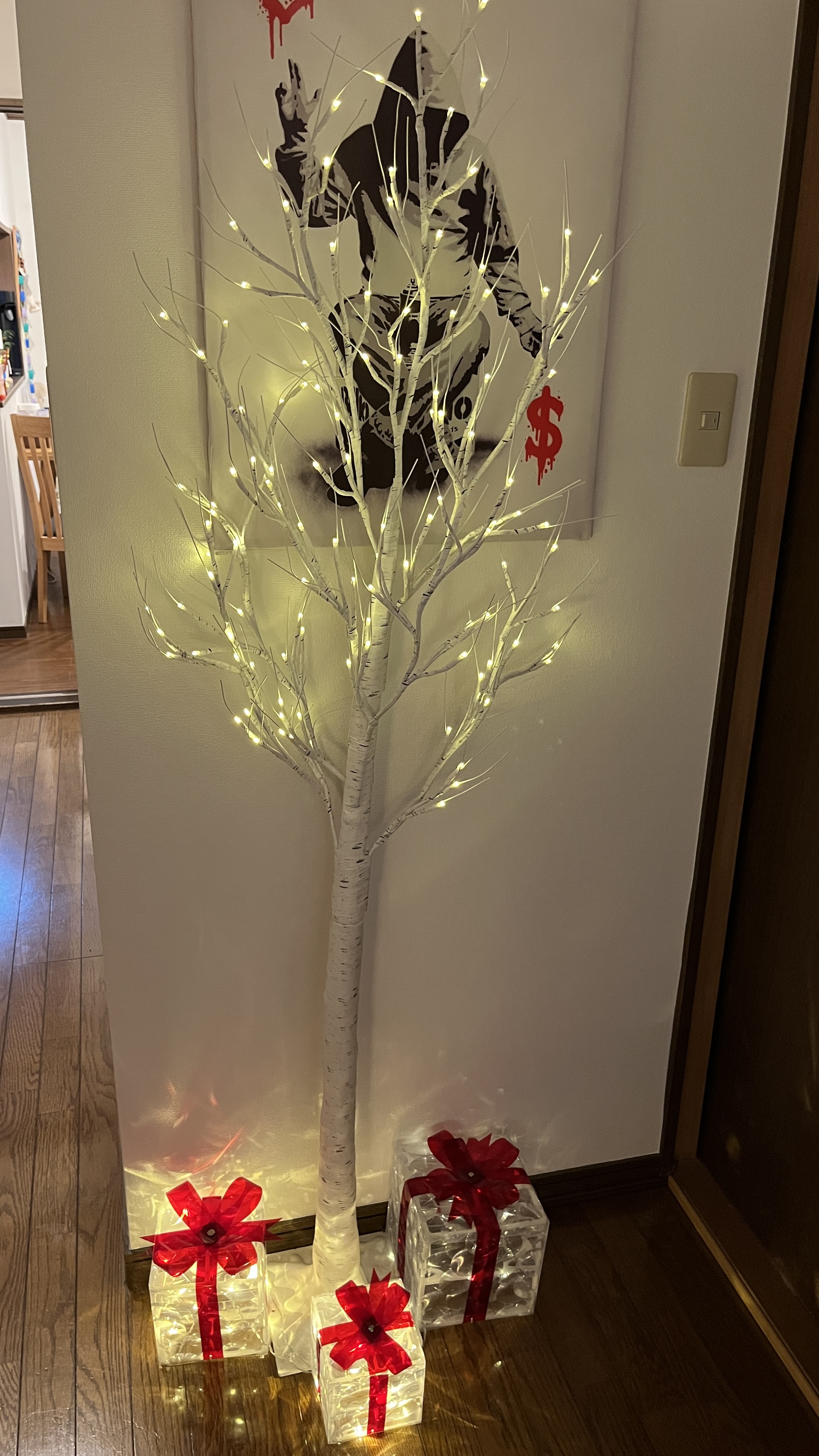 屋内LEDツリー装飾