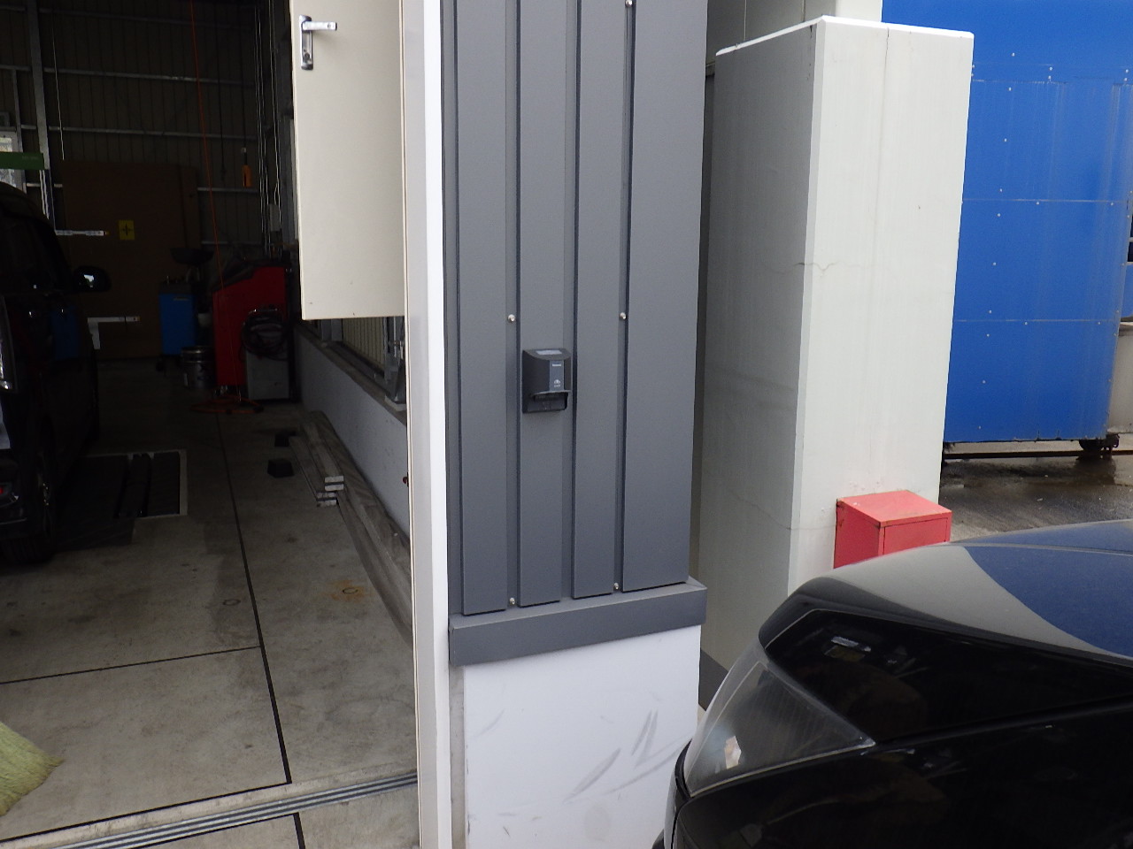 屋外EVコンセント設置