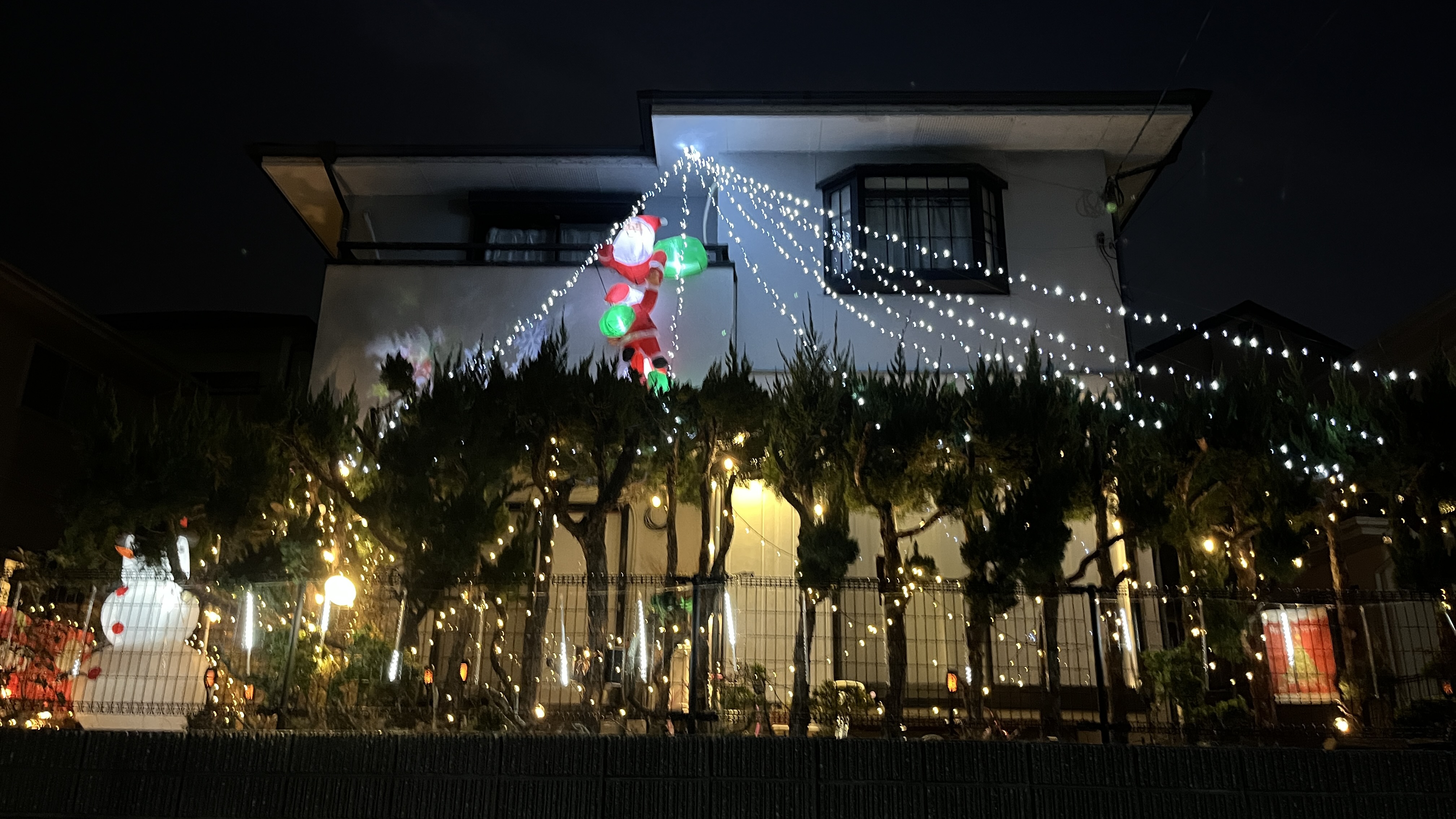 屋外イルミネーション施工事例